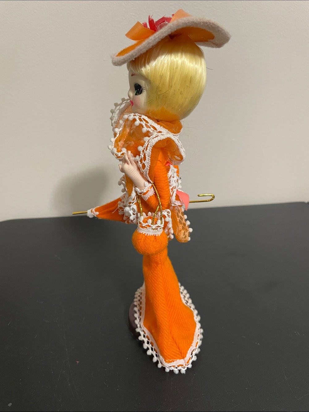 1970’s Bradley Big Eye Orange Fashion Doll - Picture 3 of 9